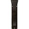 Ekena Millwork Miller Wrought Iron Bracket, (Triple center brace), Antiqued Warm Silver 2"W x 5 1/2"D x 8"H BKTM02X05X08TMIAWS - alternate 2